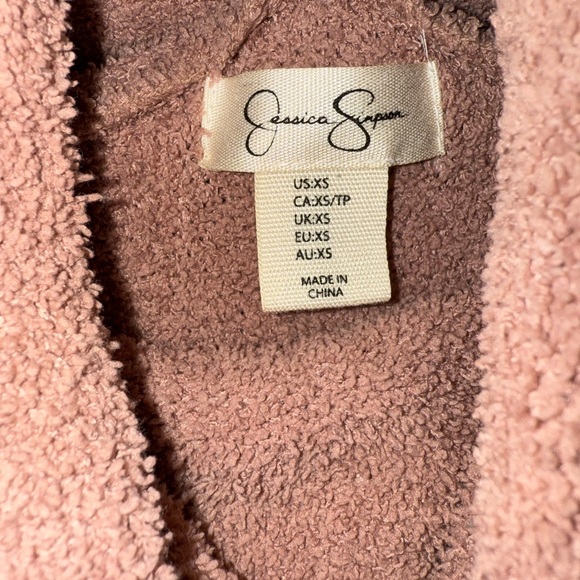 Jessica Simpson Warm Blush Mauve Cowl Neck Sweater oversized - Picture 2 of 2